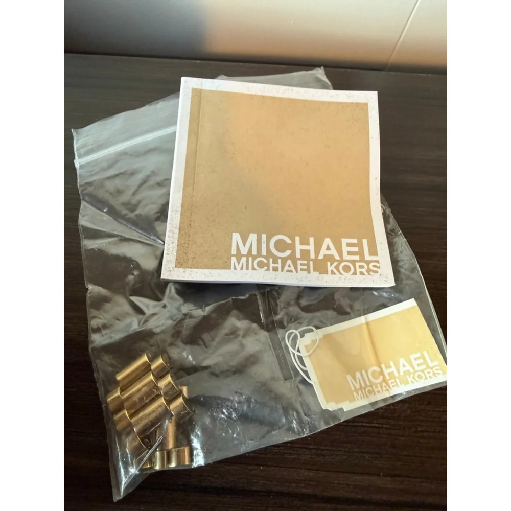✨ Michael Kors Gold Tone Crystal Dial Watch | Box + Extra Links ✨